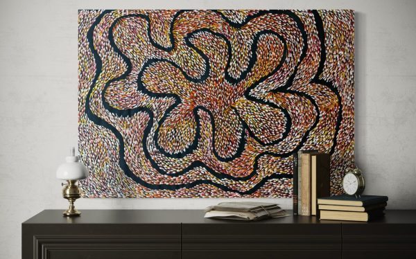 Tree Root <br> Lynette Nungurrayi Corby <br> 117cm x 80cm