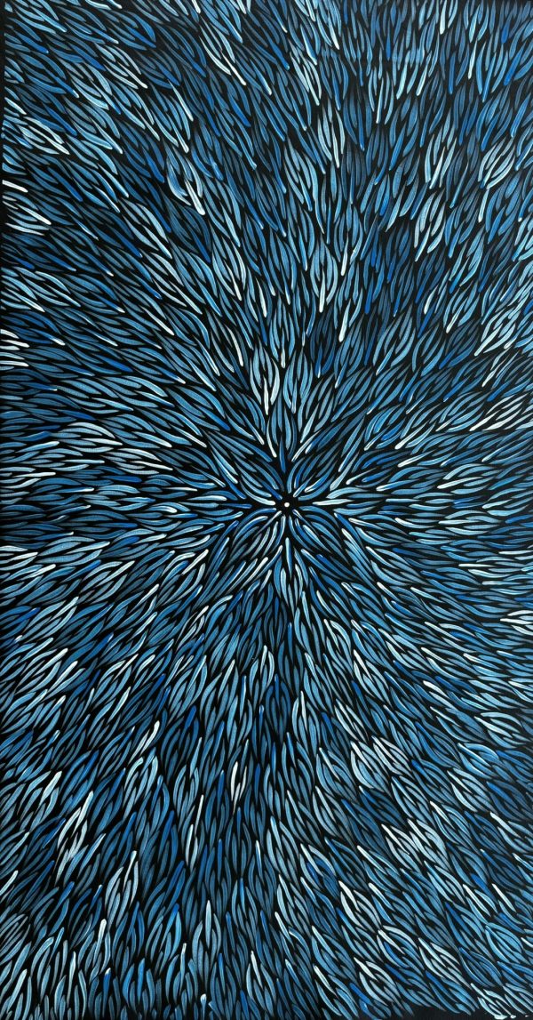 Bush Medicine Leaves <br> Christine Morris <br> 66cm x 126cm - Image 2