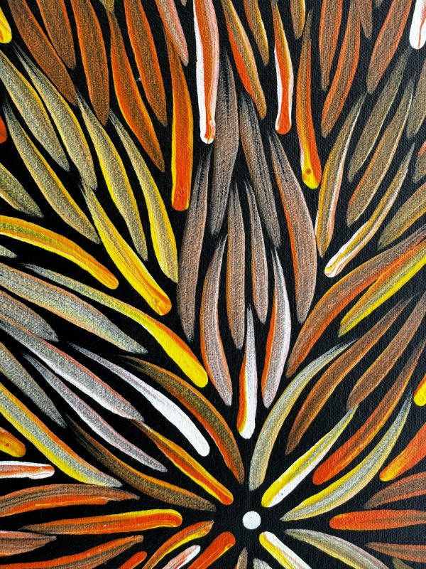 Bush Medicine Leaves <br> Christine Morris <br> 135cm x 55cm - Image 4