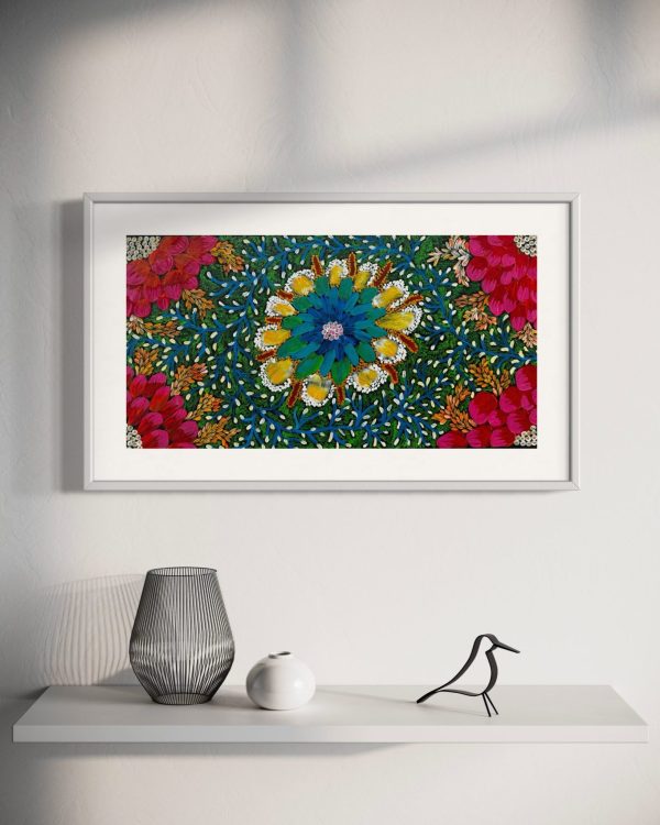 Wild Flowers <br> Lynette Nungurrayi Corby <br> 79cm x 41cm