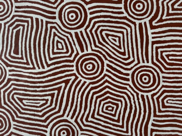 Tali<br> Sharon Napanangka Butcher <br> 64cm x 63cm - Image 2