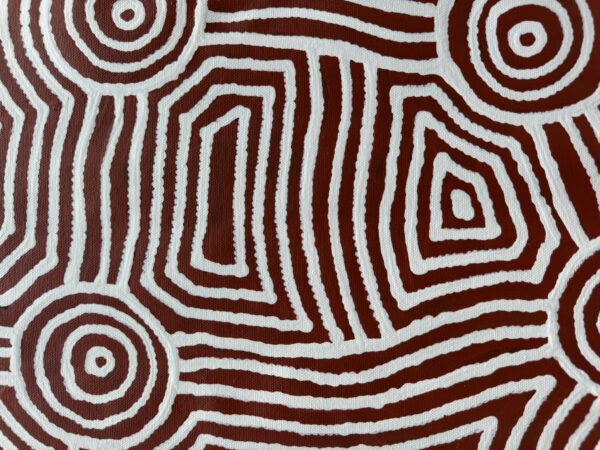 Tali<br> Sharon Napanangka Butcher <br> 64cm x 63cm - Image 6
