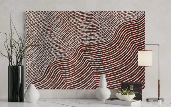 Tali<br> Sharon Napanangka Butcher <br> 105cm x 69cm - Image 5