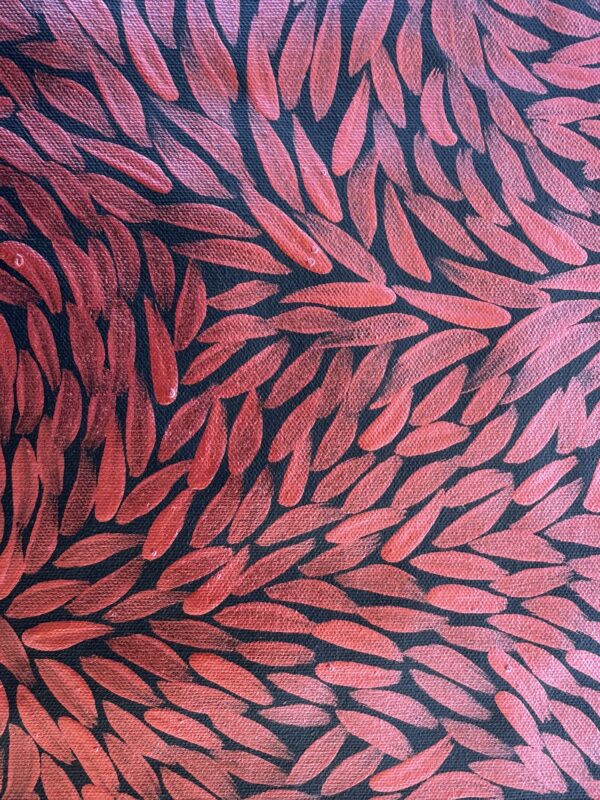 Bush Medicine Leaves<br> Sharon Napanangka Butcher <br> 83cm x 63cm - Image 5