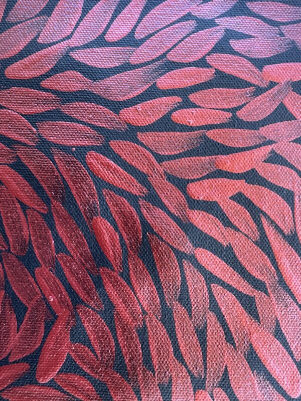 Bush Medicine Leaves<br> Sharon Napanangka Butcher <br> 83cm x 63cm - Image 4