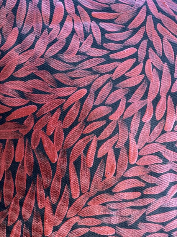 Bush Medicine Leaves<br> Sharon Napanangka Butcher <br> 83cm x 63cm - Image 3