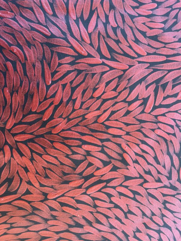 Bush Medicine Leaves<br> Sharon Napanangka Butcher <br> 83cm x 63cm - Image 2