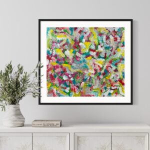 Bush Flowers <br> Sharon Napanangka Butcher <br> 78cm x 67cm