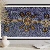 Woman Collecting Bush Medicine Leaves <br> Sharon Napanangka Butcher <br> 70cm x 41cm