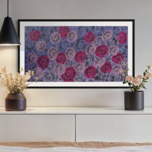 Flying Ant Dreaming<br> Maria Nampijinpa Brown <br> 97cm x 51cm