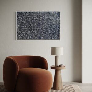 Mina Mina Jukurrpa<br>Valda Granites<br>83x52cm