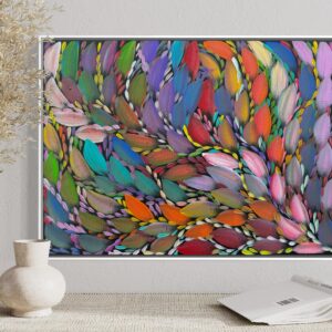 Bush Medicine Leaves<br>Selina Numina<br>60x43cm