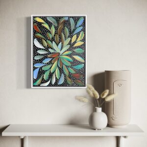 Bush Medicine Leaves<br>Louise Numina<br>35x25cm