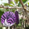 Flying Ant Dreaming Earrings<br> Maria Nampijinpa Brown <br> 5cm Diameter