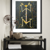 Lightening Man<br>Idrus Wurrkgidj<br>58x45cm