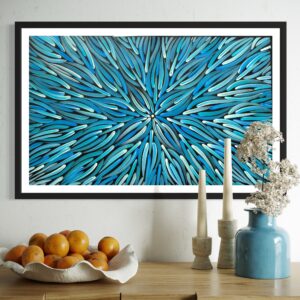 Bush Medicine Leaves<br>Christine Morris<br>71cmx49cm