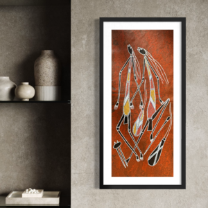 Mimi Spirit<br>Manuel Nganjmirra<br>70cm x 30cm