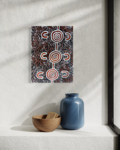 Womans Dreaming<br> Sharon Napanangka Butcher <br> 30cm x 23cm