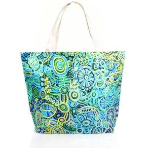 Big Tote Bag-My Ngarrindjeri Country Dreaming